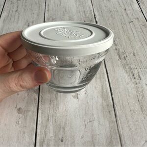 PREOWNED THE PAMPERED CHEF BOWL WITH LID GLASS